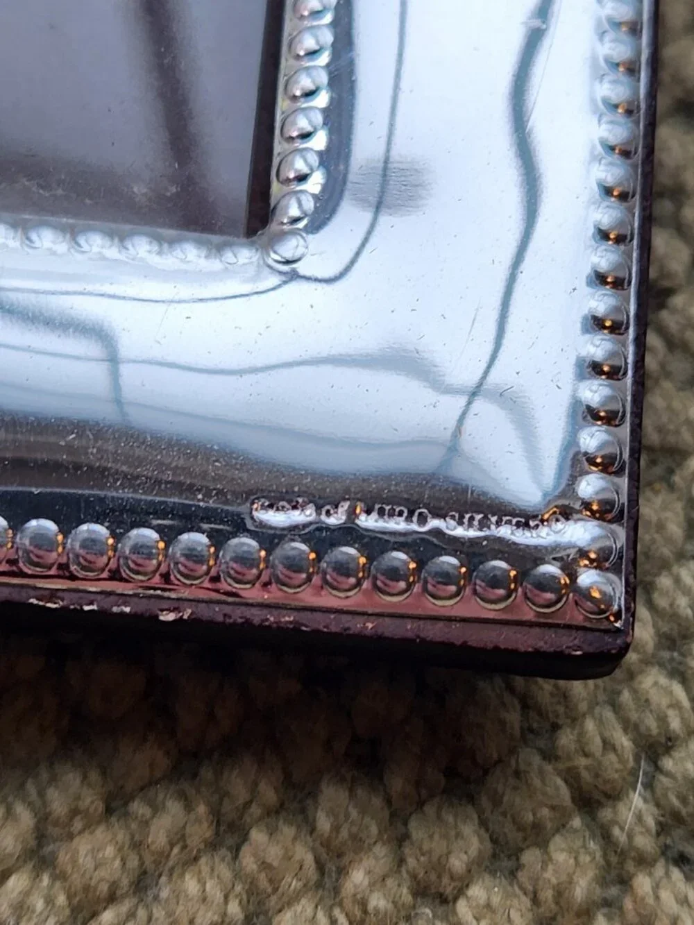 2 Beltrami Miro Silver 4 X 6 Photo Picture Frames Double Beaded Border 5